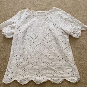 Cotton lace shirt